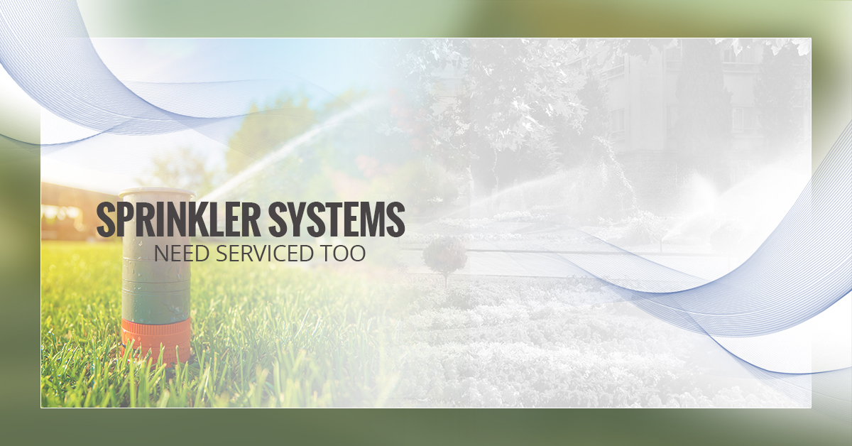 sprinkler running on grass