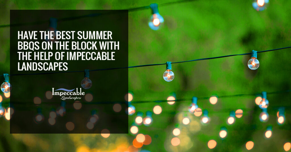 string lights above patio