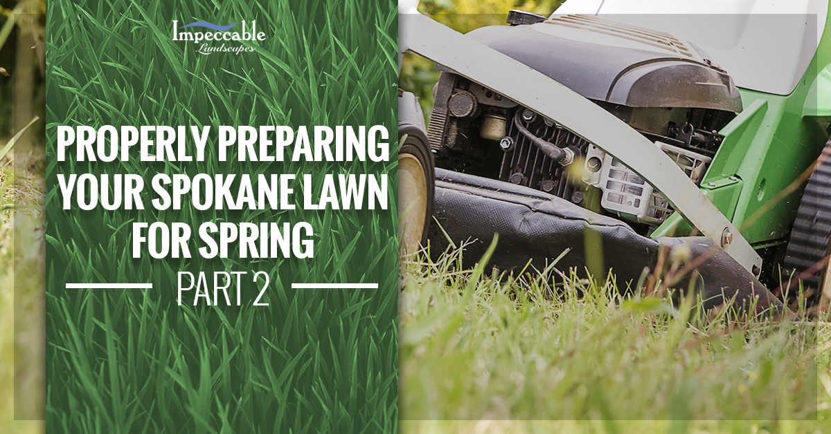 mowing lawn