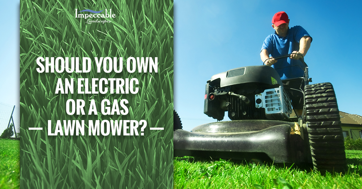 mowing lawn